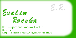 evelin rocska business card